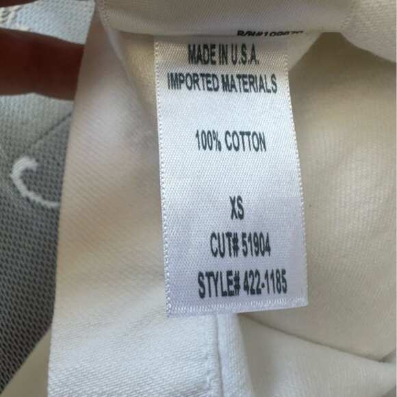 Citizens of Humanity Delilah Puff Sleeved White Denim Dress Sz XS - Picture 7 of 10